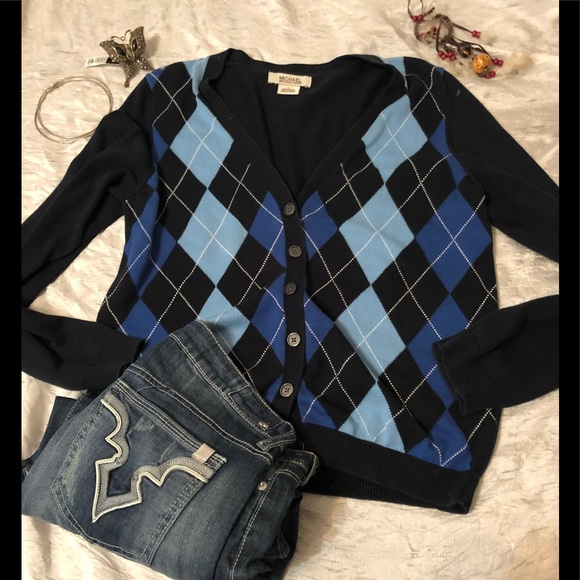 michael kors sweaters blue